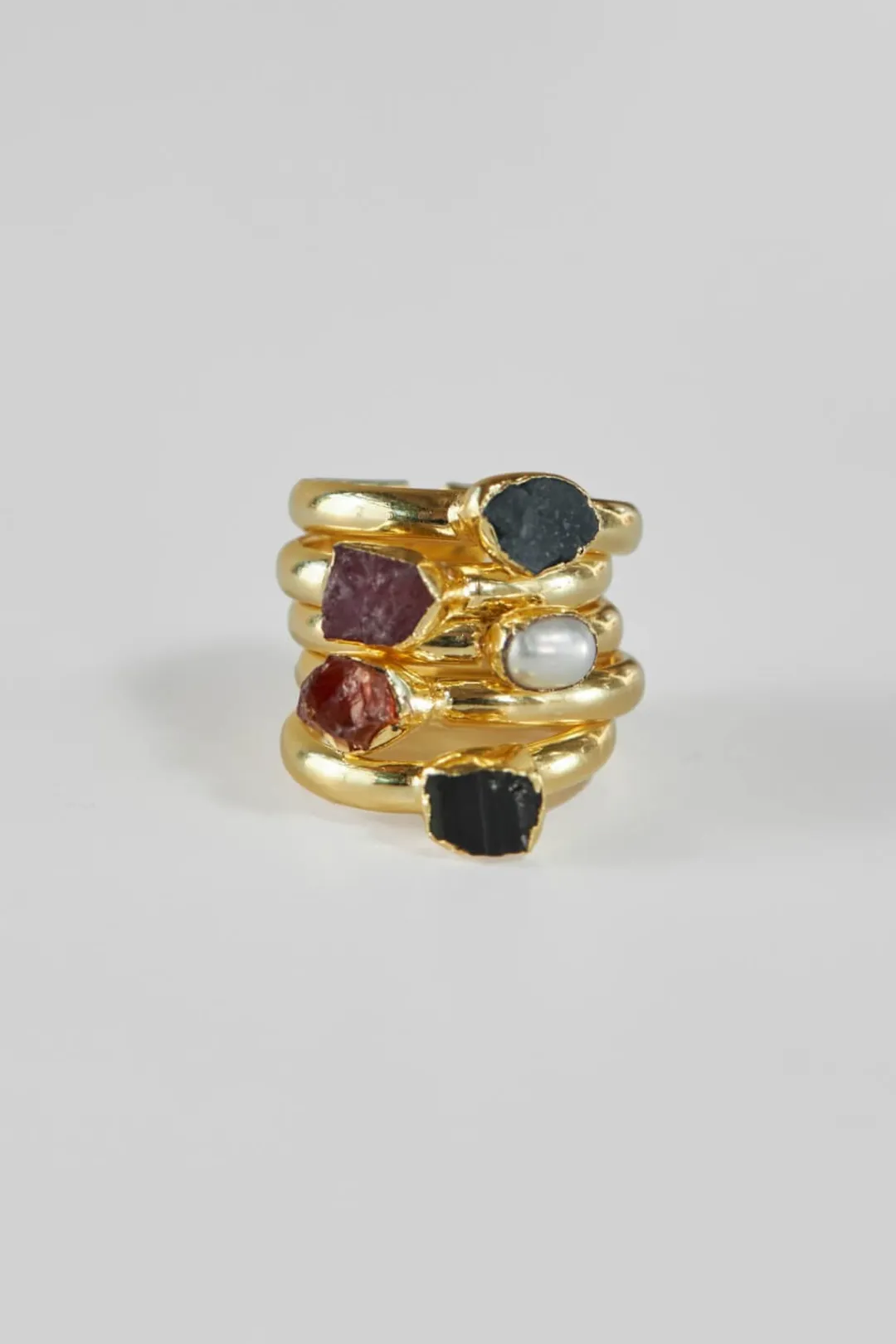 Dipua Anel Urano Banhado a Ouro: Charme Celestial