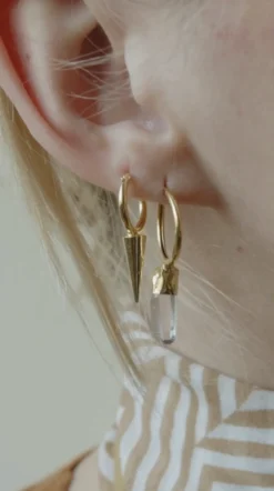 Dipua Argola Kriso em Ouro - Beleza com um Toque Contemporâneo