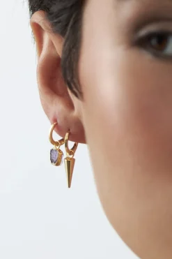 Dipua Argola Sideral em Ouro - Charme Celestial com um Toque Moderno