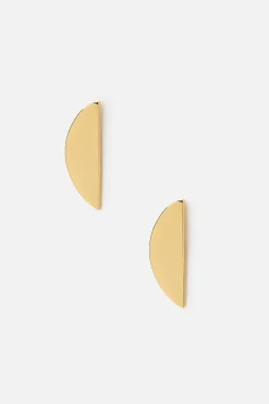 Dipua Brinco Blina Banhado a Ouro - Brilho Radiante e Charme Moderno