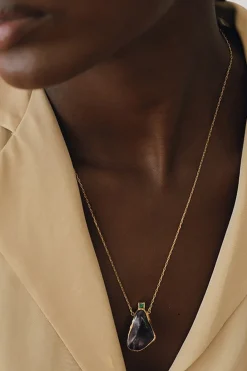 Dipua Colar Ametista e Zircônia Banhado a - Beleza Atemporal e Charme