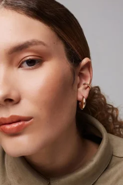 Dipua Ear Cuff Aria Banhado a - Leveza e Estilo em Uma Peça Única