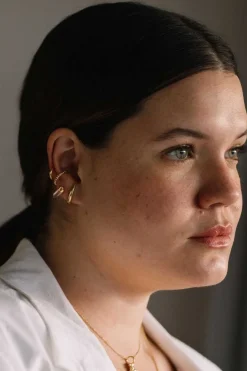 Dipua Ear Cuff Nano Banhado a - Autenticidade em Pequenos Detalhes