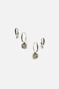 Dipua Kit Argolas Kate: Charme Prateado em Alta