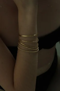 Dipua Pulseira Sean Banhada a Ouro - Charme Masculino em Cada Elo