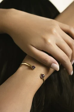Dipua Pulseira Vesúvio Banhado a - Beleza Volumosa e Moderna